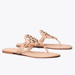 Tory Burch Miller Medallion - Size 8 Nude Patent